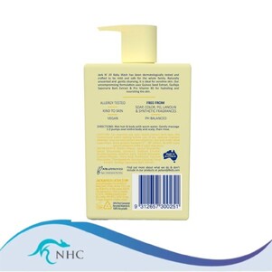 (PRE ORDER) Jack N' Jill Shampoo & Body Wash - Natural 300mL yellow